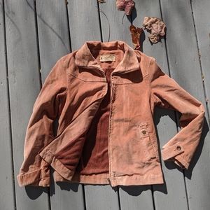 Faux Suede Mauve Jacket